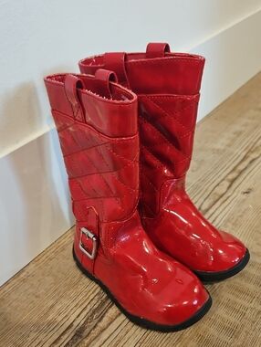 Kenneth Cole Reaction Black and Red Children's Boot - Star Sole